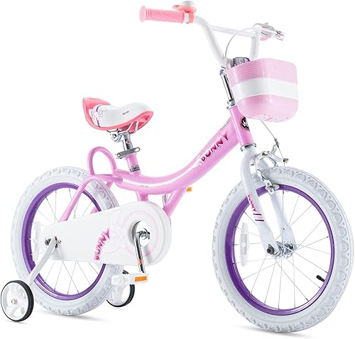 Miniatura 39 de Royalbaby Princess - Bicicleta para niñas de 12, 14, 16, 18, 20 pulgadas, con cesta para niños de 3 a 12 años