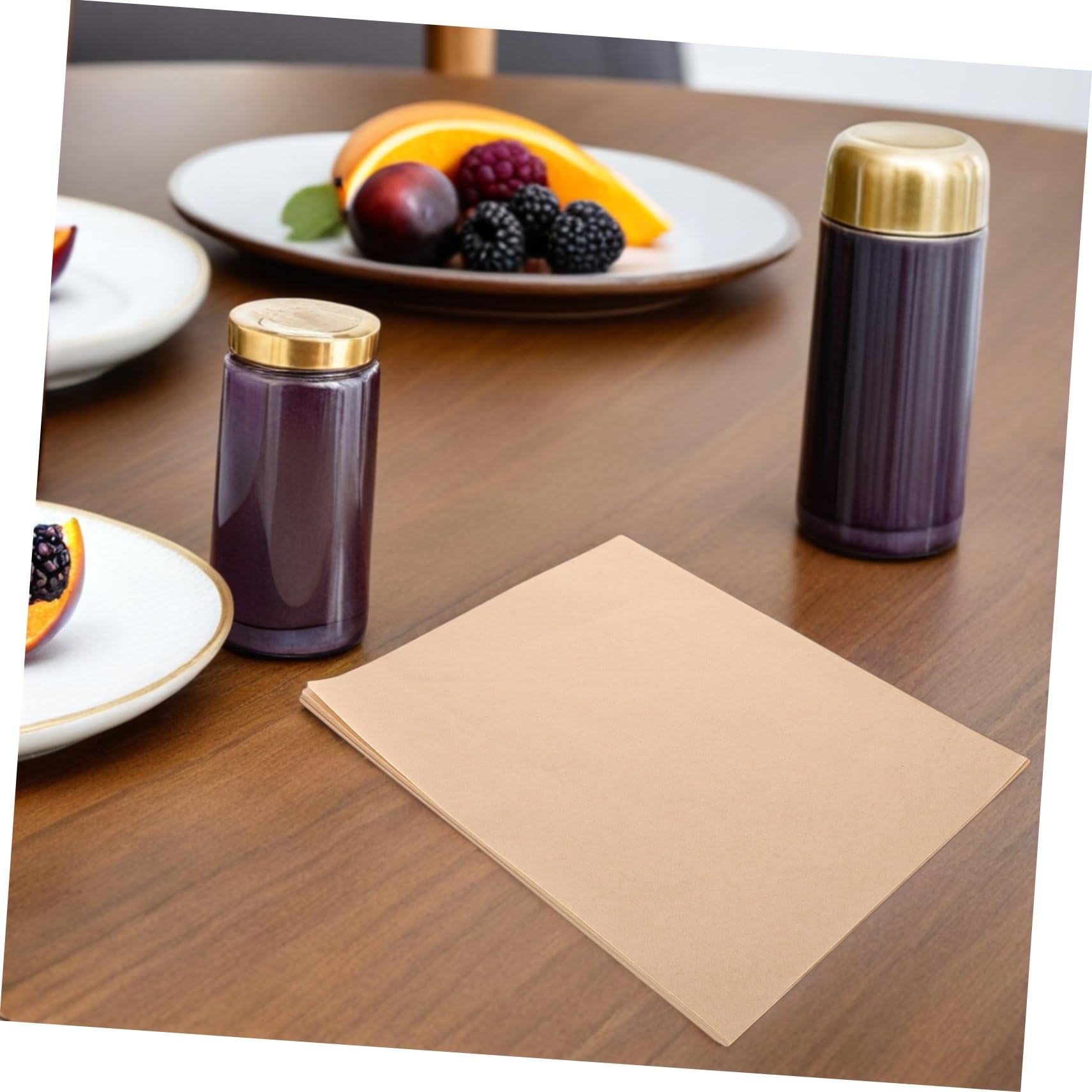 ERINGOGO 500piezas Bandeja De Horno Papel Vegetal Resistentes Grasa Papel Para Repostería Grueso Para Barbacoa Hornado y Freír