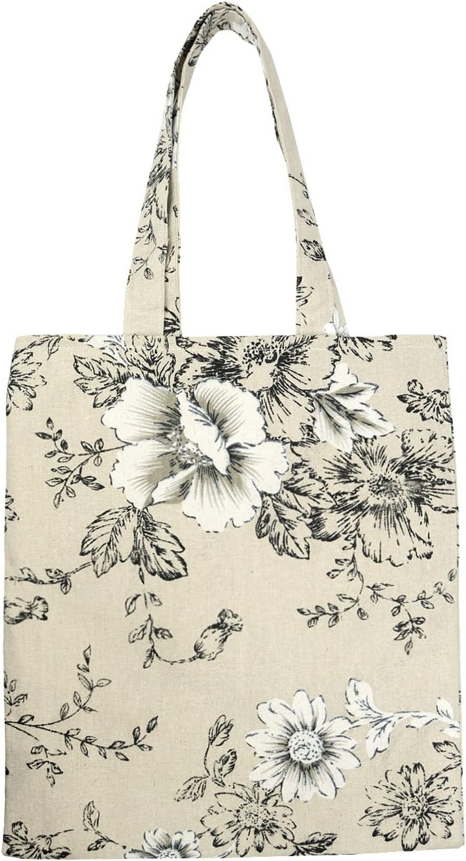 Fashion Floral Patterns Pure Cotton Canvas Tote Bag