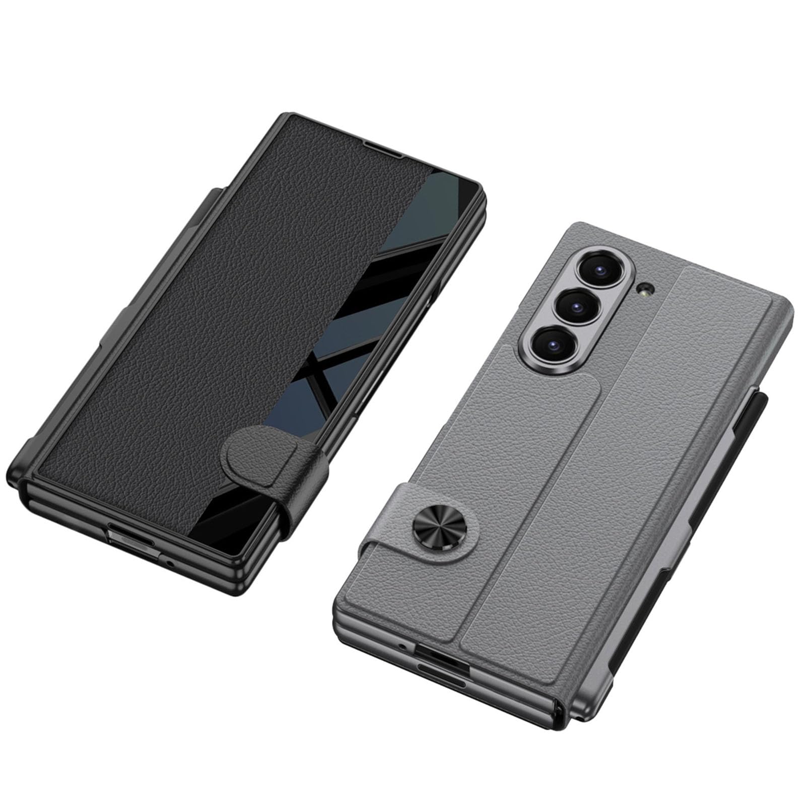 Custodia a libro in pelle per Samsung Galaxy Z Fold 8 Ultra