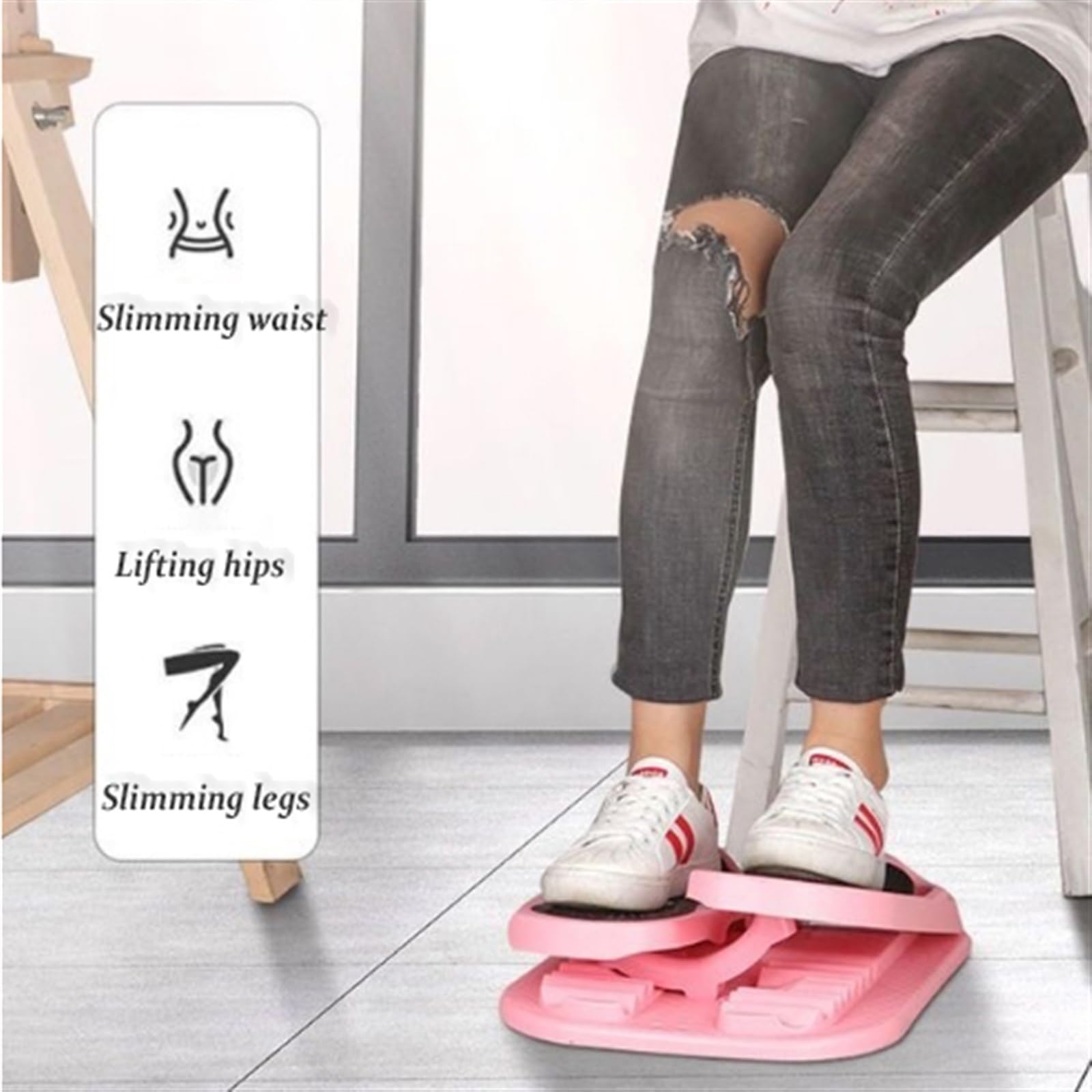 Laroal Foot Pedaler Mini Stepper Attrezzatura Fitness sotto la