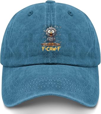 Black Crow F-Caw F Hat Women Funny Baseball Hat Gifts for Women