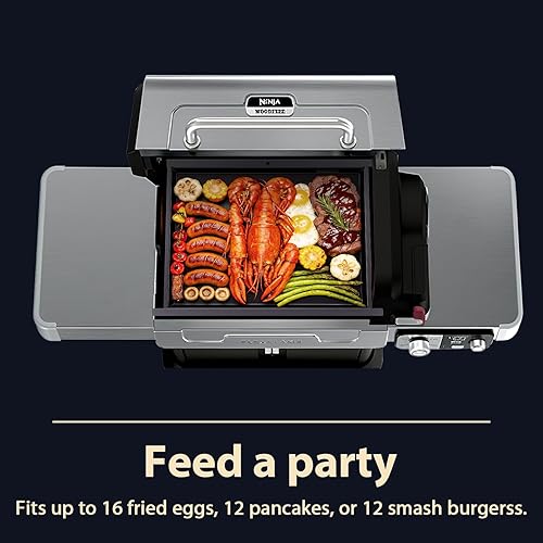 Miniatura 113 de Utheer Plancha reversible de cerámica de aluminio de 16.3 x 13 pulgadas, 50% más ligera, placa de parrilla plana y acanalada antiadherente 2 en 1