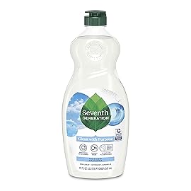 Seventh Generation Dish Liquid Soap Free & Clear liquid soap Dishwashing Soap Dish Soap for sensitive skin 19 oz