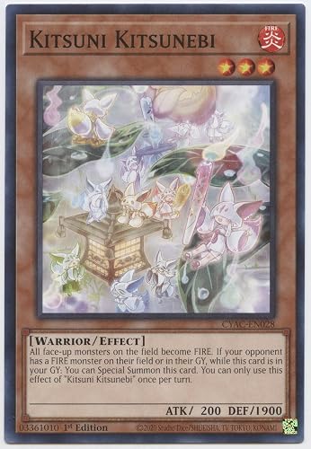 Kitsuni Kitsunebi - CYAC-EN028 - Common - 1st Edition