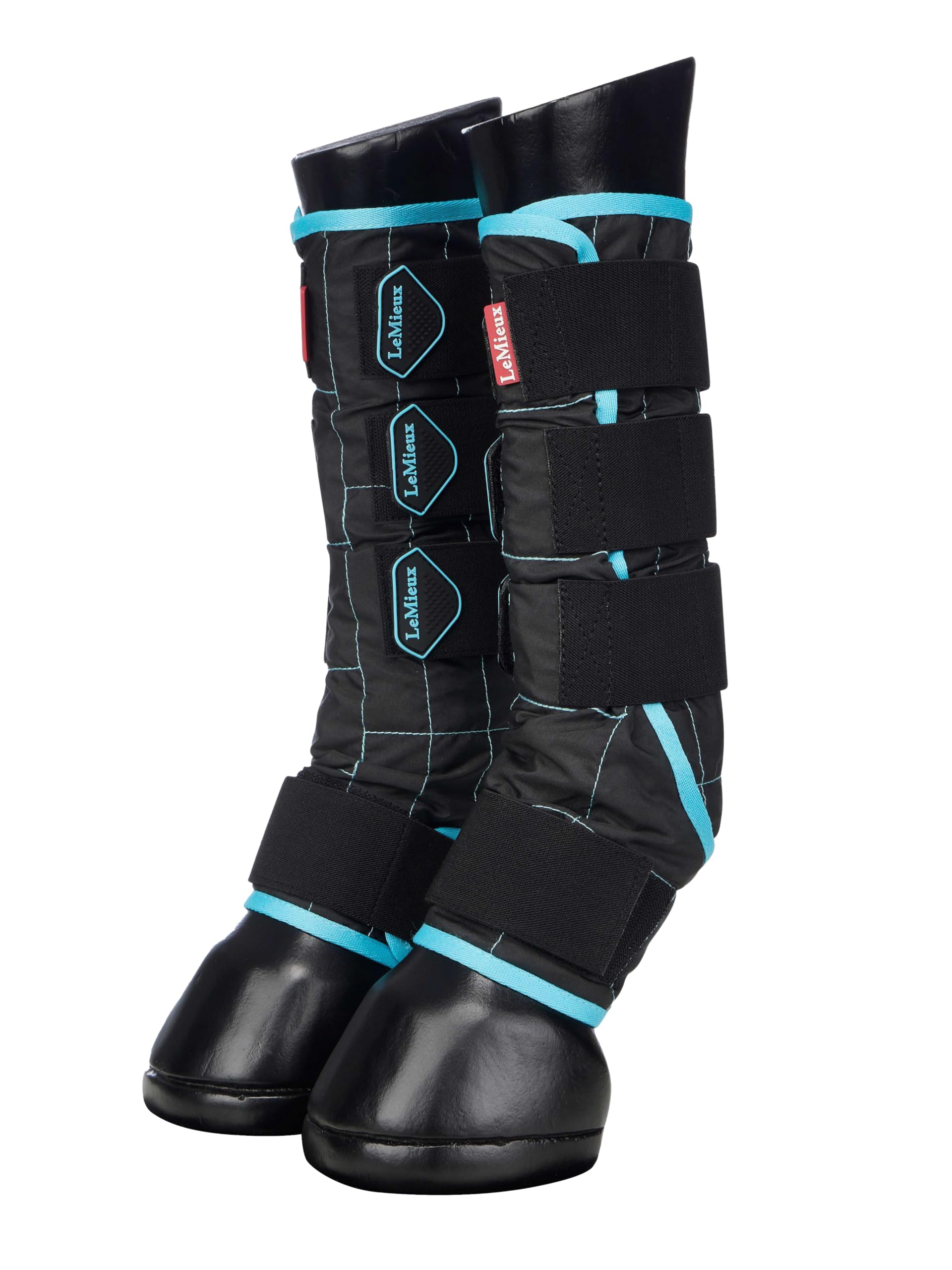 LeMieux Crystal Cool Water Boots - Water-Reactive Crystals - Sold in Pairs - Black - Large