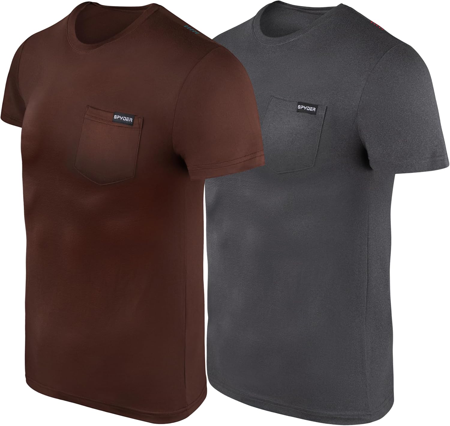 Spyder Herren Unterhemden 2er-Pack - Ultraweiche Sportshirts Mit Feuchtigkeitsableitung