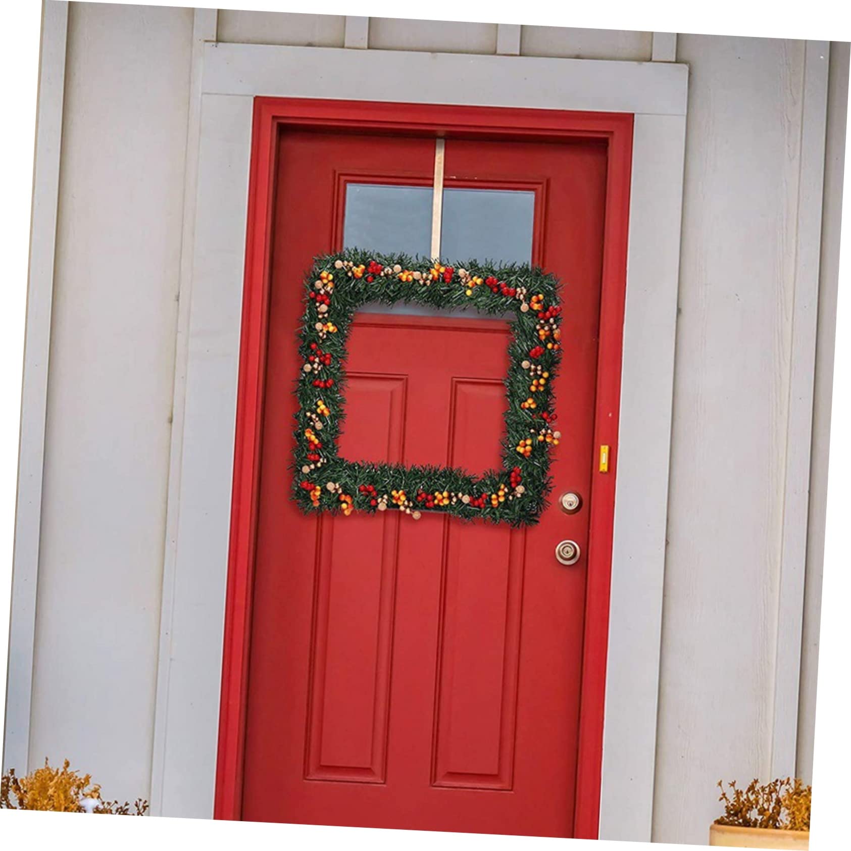 Ciieeo 4 Stck Stabile Eisenkranz Ringe Grüner Draht Kranzrahmen für DIY Blumenkränze Kreative Wand und Festtagsdeko Robustes Material für Weihnachten Hochzeit und Feierlichkeiten