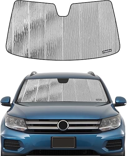Protección solar para parabrisas Pigenius para Volkswagen Tiguan 2009-2017, parabrisas delantero Tiguan Limited 2018 - AstraGuard