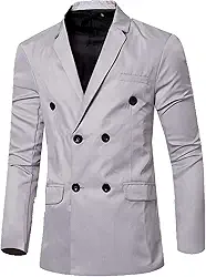 Blazer masculino transpassado cor doce