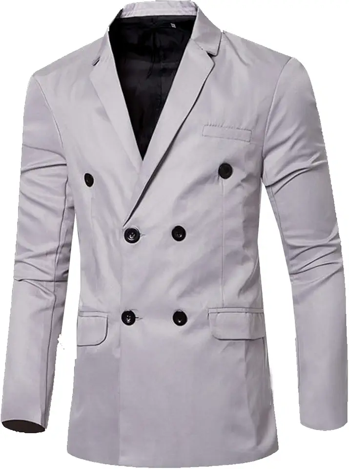 Blazer masculino transpassado cor doce