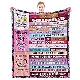 to My Girlfriend Blanket Girlfriend Gifts I Love You Blessing Sweet Sayings QuoteThrow Blankets Birt