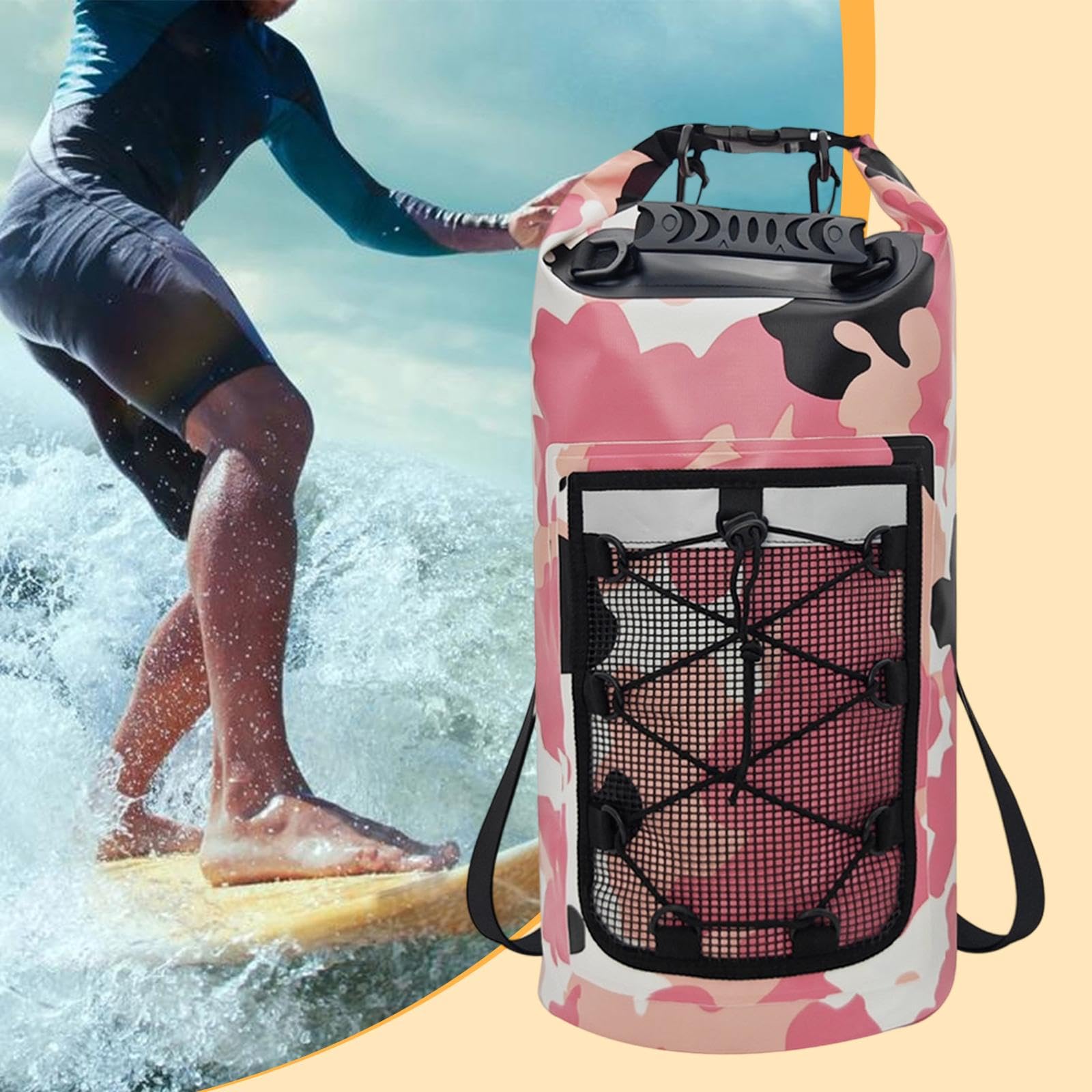 Bolsa Seca Impermeable, Multiusos con Asa, para Hombres Y Mujeres, Mochila Flotante, Bolsa de Almacenamiento para Navegación, Kayak,