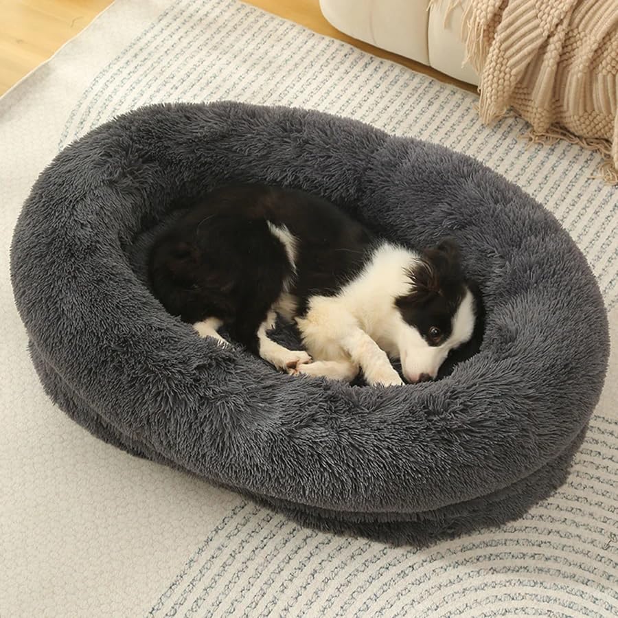 ROYALS RORE Dog Bed Soft Machine Washable Reversible Dog Bed with Blanket for Small | Medium | Large | Extra Large | XL | L | XXL | XXXL | Cats | Puppy | Pet | Dog Beds (Black) (XL) (B0CT93TTJC) Amazon Price History, Amazon Price Tracker
