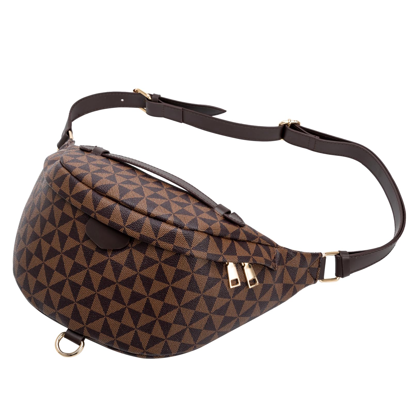 Crossbody Sling Bag Purse for Women,Sling Bag for Women Small Belt Chest Bum Checkered Crossbody bag for Daily Shopping
