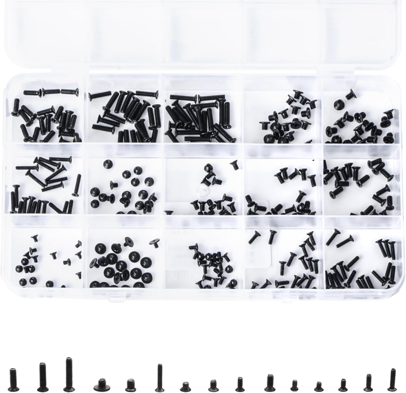 QTEATAK-300Pcs Laptop Notebook Computer Screws Replacement Kit for Lenovo Toshiba Gateway Samsung HP IBM Dell Sony Acer Asus