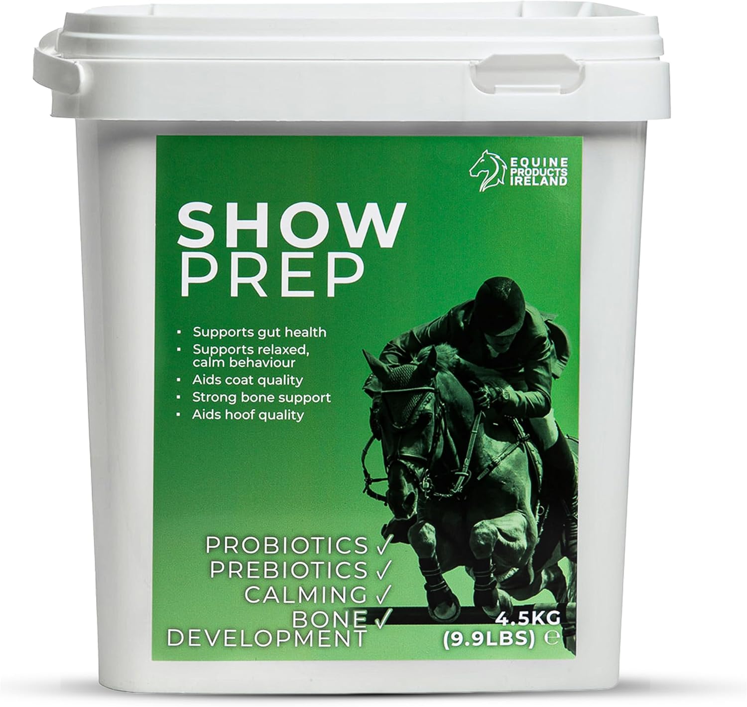 – Show Prep – Complementary Mineral Horse Feed, Supports Bone Strength, Joint Health, Digestive Function & Calm Performance – 4.5kg / 9.9lbs (60 Day Horse Supplies)