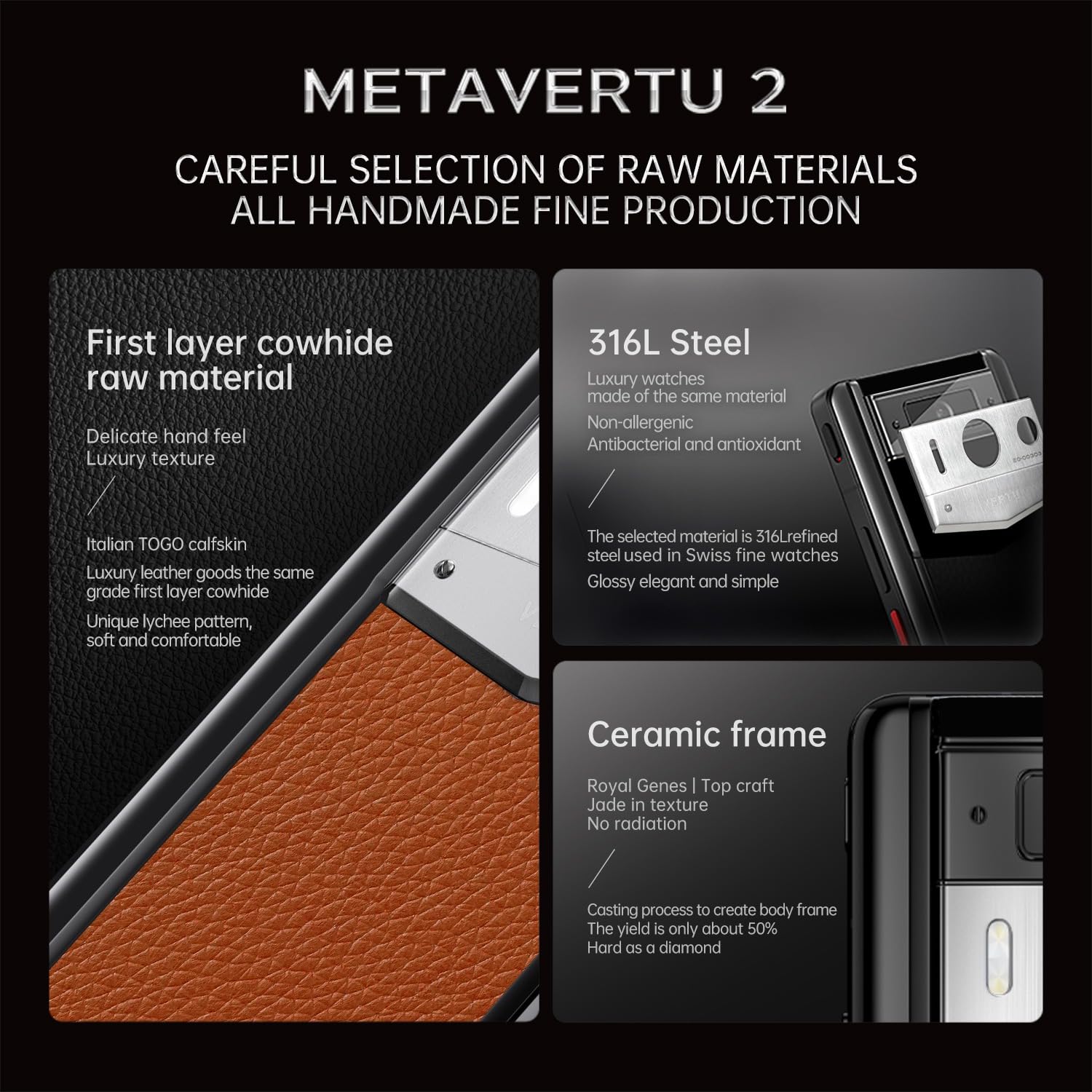 Vertu Metavertu 2 Ai Smartphone 5g With Calfskin White Ceramic | Desertcart  SINGAPORE