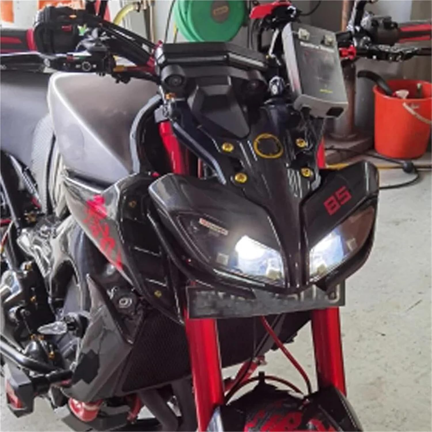 Headlight Motorcycle LED Lamp DRL 110W Bright Lights Bulb Compatible With YAMAHA MT 09 MT-09 FZ09 FZ 2018 2019 Motorcycle Parts