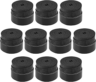 Pacote de 10 Punhos de Raquete de Tênis Anti-derrapante Punhos de Raquete de Badminton Faixa de Suor de Overgrip de Vibração