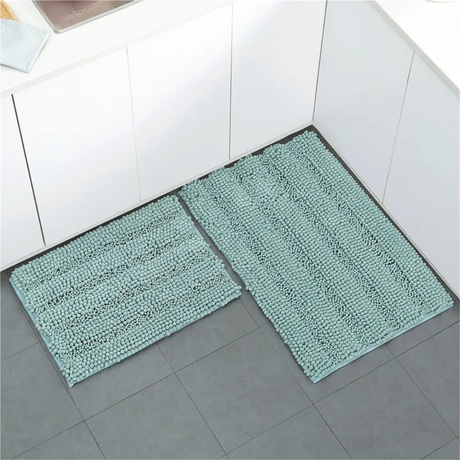 Cómoda Alfombra De Baño Chenilla Gruesa