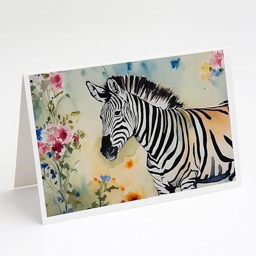 Miniatura 121 de Caroline's Treasures DAC2871GCA7P - Tarjetas de felicitación de bisonte americano, paquete de 8 tarjetas en blanco con sobres, tamaño A7, 5 x 7