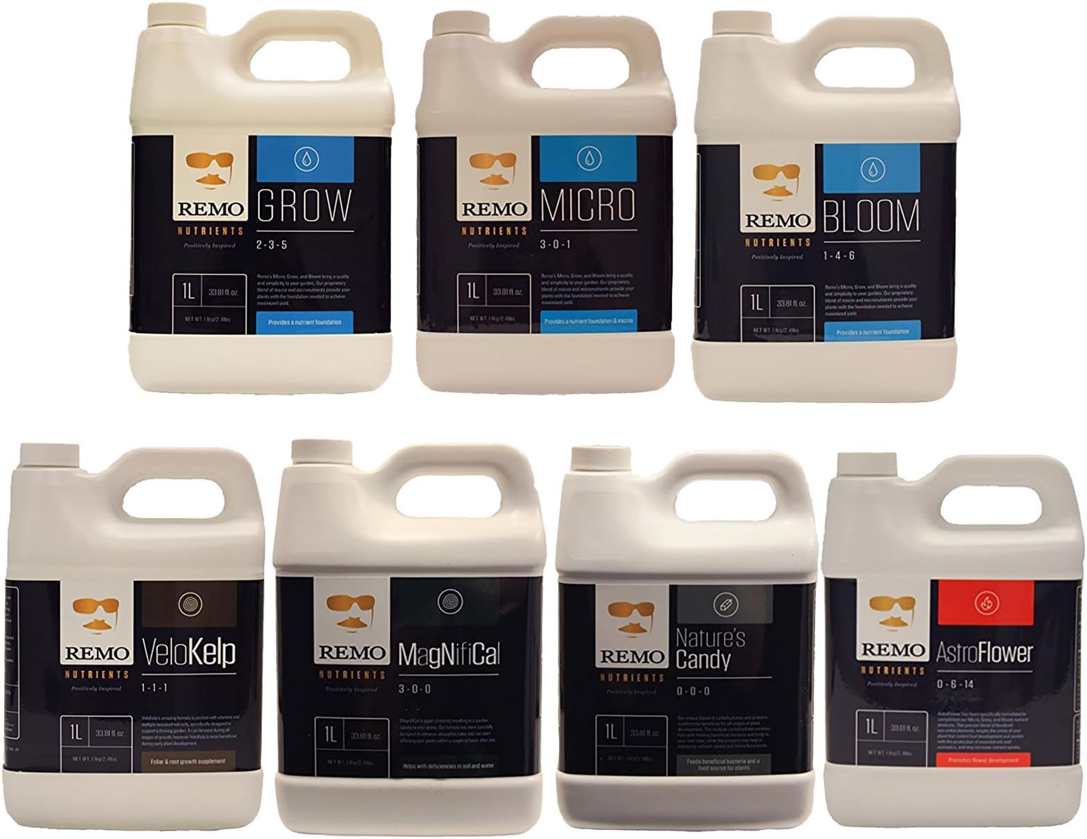 Remo Nutrients Full Line of 1L Bottles