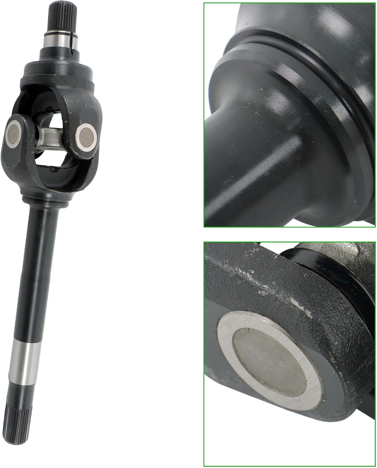 munirater Front Left Axle Shaft Replacement for F-350 Super Duty 4WD 2005-2012