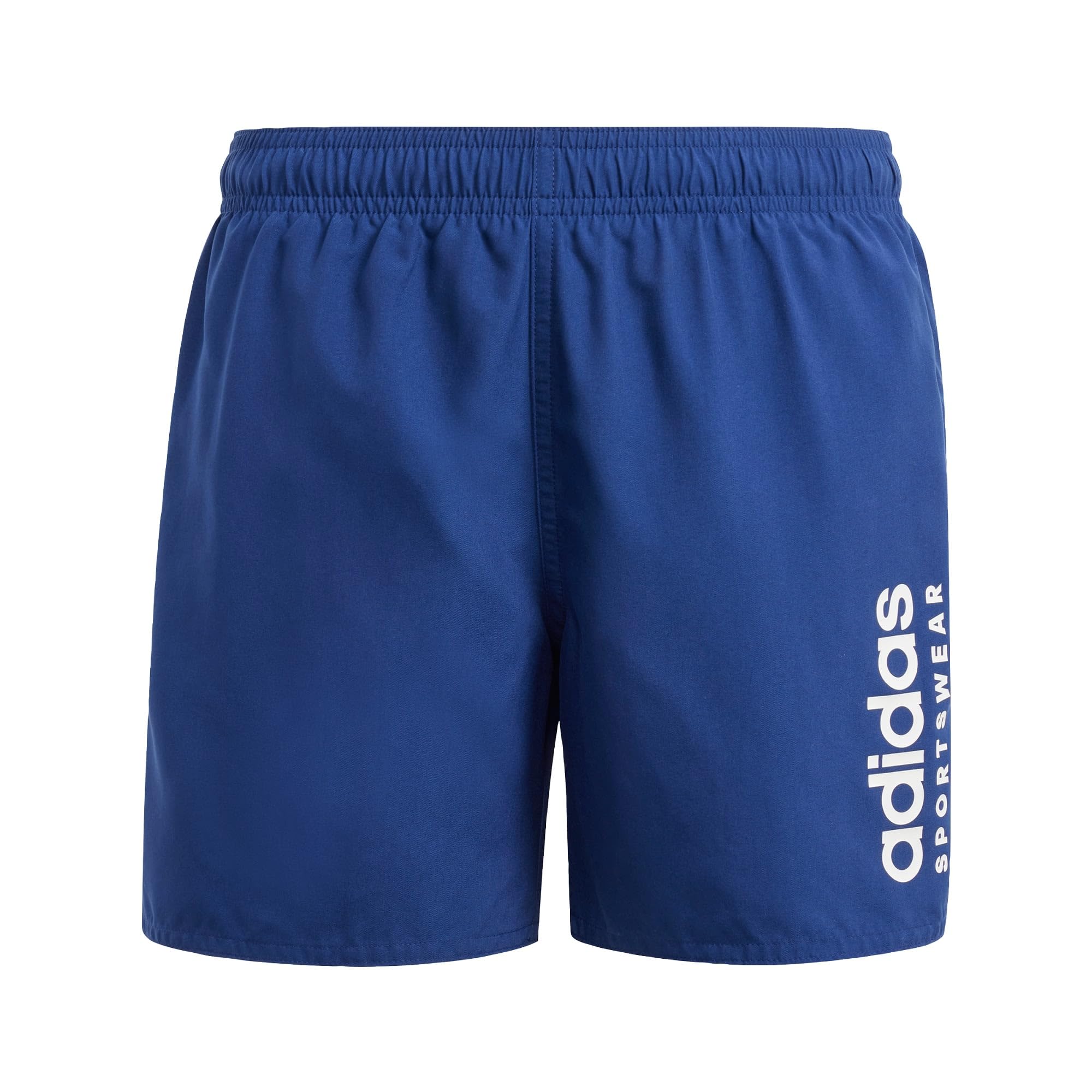 adidas Sportswear Essentials Logo CLX Swim Shorts Kids Traje de baño de una Sola Pieza, Dark Blue/White, 15-16 Years Boy's