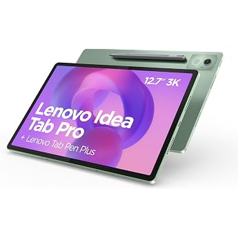 Lenovo Idea Tab Pro 12.7 "Tablet 3K (MediaTek Dimension 8300, 8GB RAM, 256GB UFS 4.0, 144Hz, Wi-Fi 6E, Bluetooth 5.3, Android