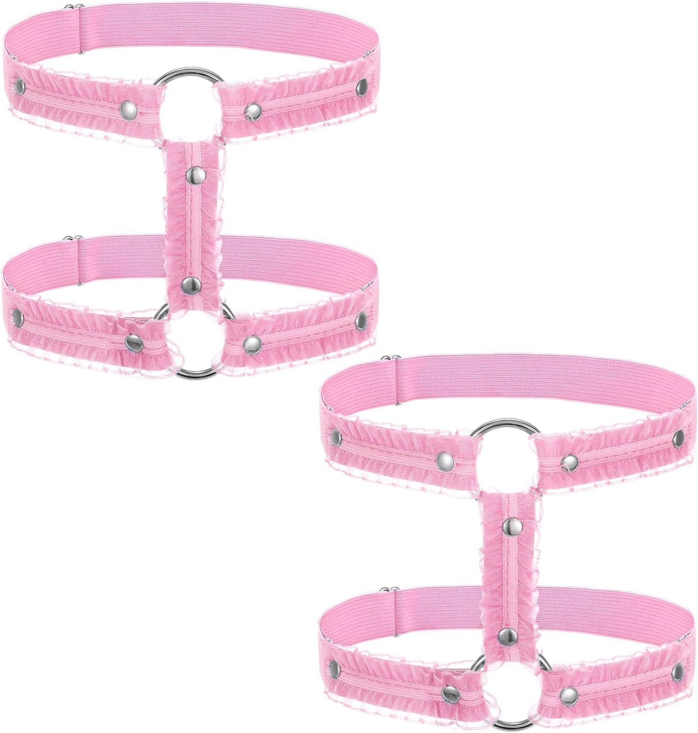 Thigh Garter Adjustable Elastic Garter Belts for Women Gothic Leg Harness