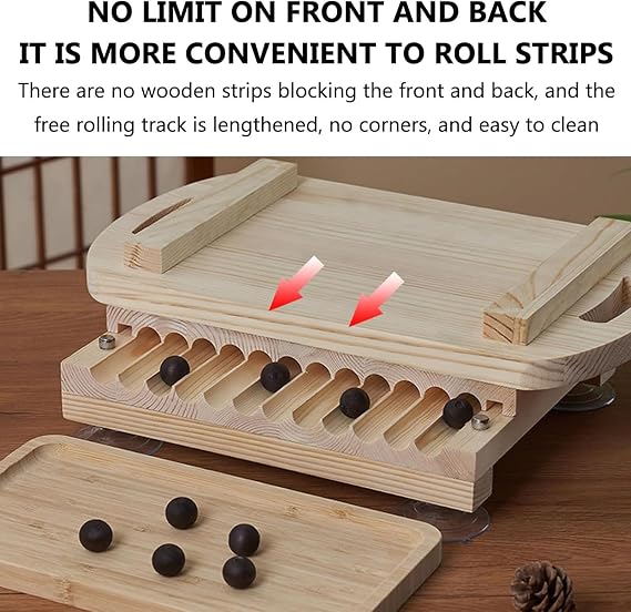 Manual Tapioca Pearl Maker Machine, Pearl Ball Making Machine, Board Reinforcement & Ergonomic Design, with Double Positioning Column, for Bubble Tea Milk Tea Tapioca Pearls Dessert Stores