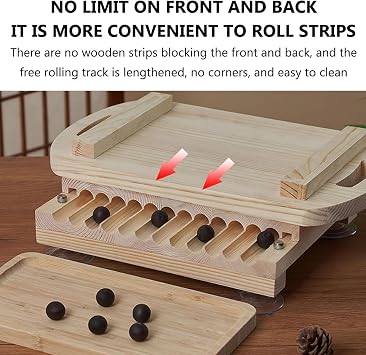 Manual Tapioca Pearl Maker Machine, Pearl Ball Making Machine, Board Reinforcement & Ergonomic Design, with Double Positioning Column, for Bubble Tea Milk Tea Tapioca Pearls Dessert Stores