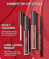 Vista 6 de MAEPEOR Kit de labios todo en uno, 3 en 1, delineador de labios suave y lápiz labial con lápiz labial líquido de terciopelo mate, brillo labial