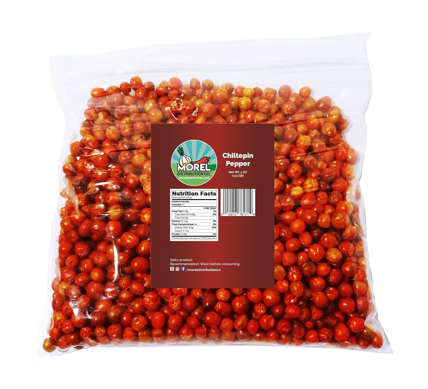 Dried Chiltepin Peppers (Chili Tepin) // Weights 0.5 Oz