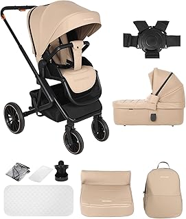 Anuncio patrocinado: BabyVoyage Carrito bebe 2 en 1, Carro bebe con empuje reversible de dos vías 0-48 meses Hasta 26 kg, ...