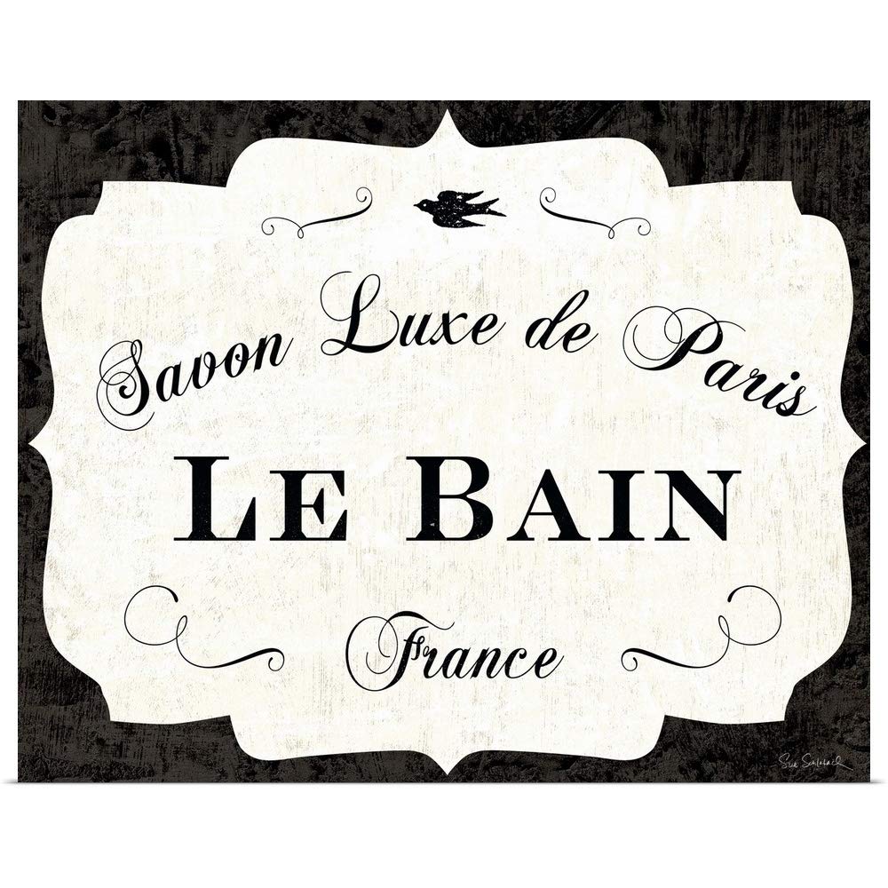 GREATBIGCANVAS Le Bain Luxe II Poster Print, 45"x36"