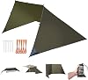 Onewind Camping Mosquito Net for Cot, Shelter Bugnet Camping Screen Room Ultralight No-See-Um Breathable Mesh Bugnet Mosquito Netting with Double Sided Zipper, Black