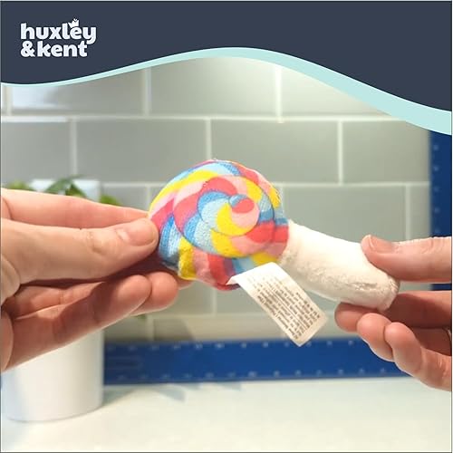 Miniatura 3 de Huxley & Kent Juguete de Peluche para Gatos - Juguete Interactivo de Hierba Gatera para Gatos y Gatitos - Suave con Crujido y Hierba Gatera -