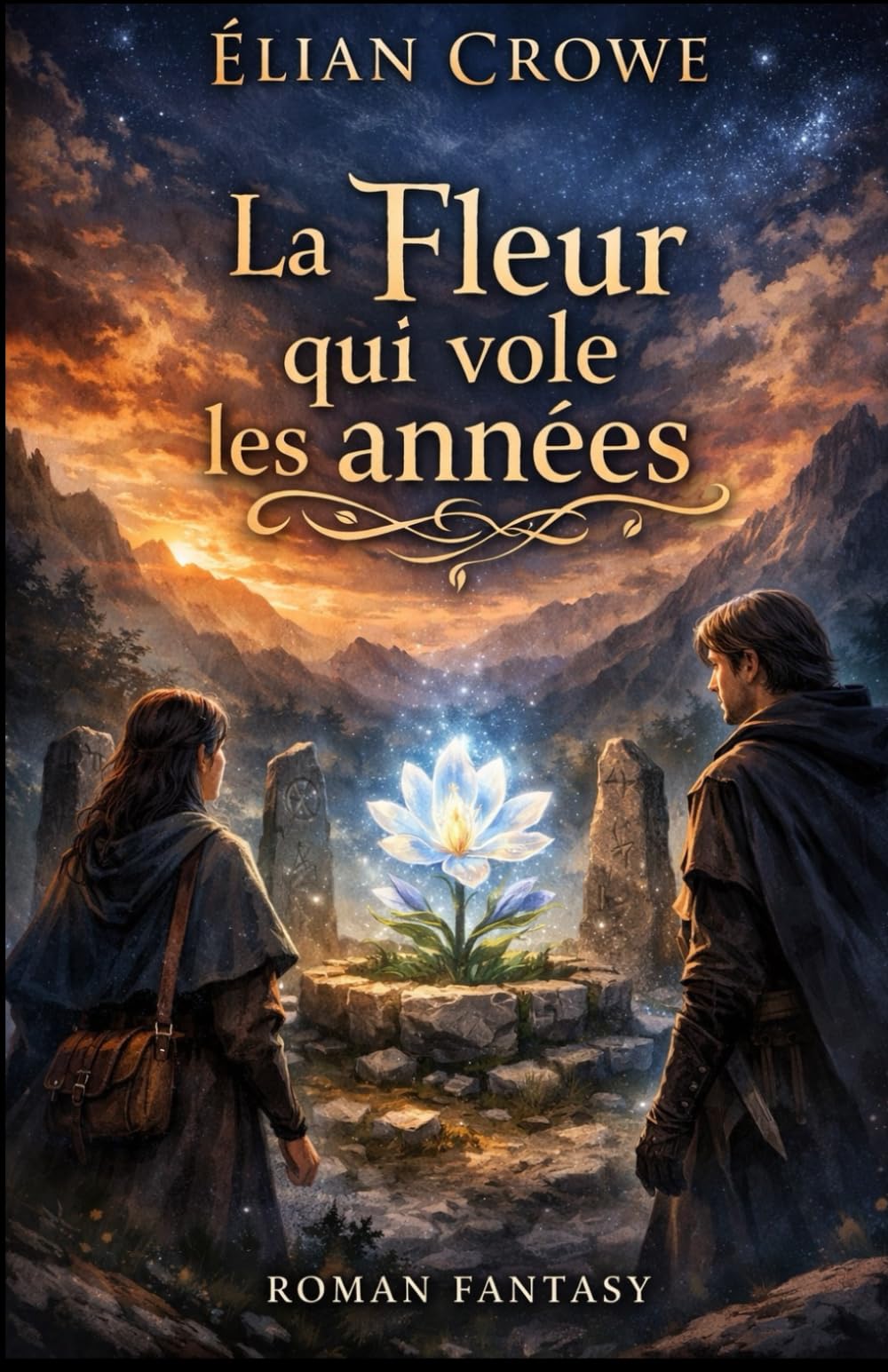 La Fleur qui vole les années: Un roman de fantasy romantique sur le temps, les sacrifices et un amour né entre une guérisseuse et un immortel.