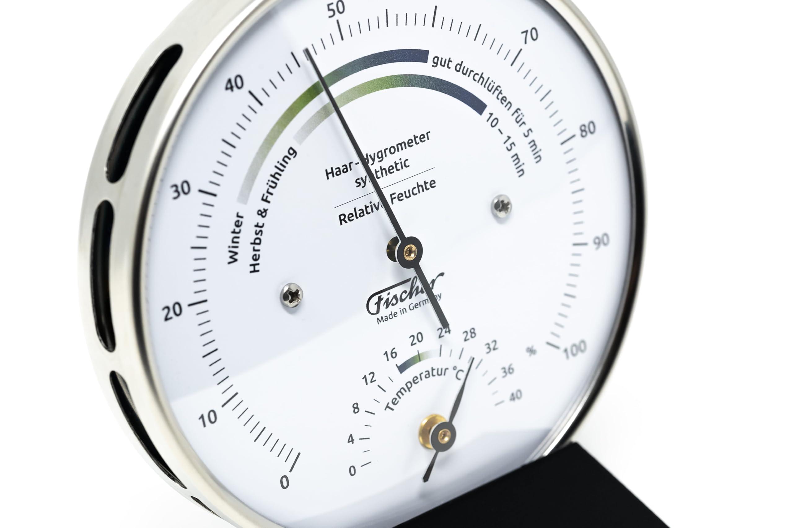 Fischer Hygrometer Life Klimatyczny drewniany podstawa [artykuł ogrodowy]