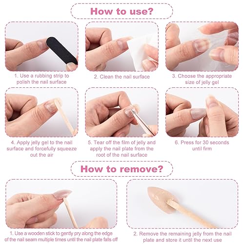 Miniatura 4 de 24 uñas cortas a presión, uñas postizas de gel suave y ligeras, esmalte de ojo de gato francés, reutilizables, semitransparentes, 12 tamaños para