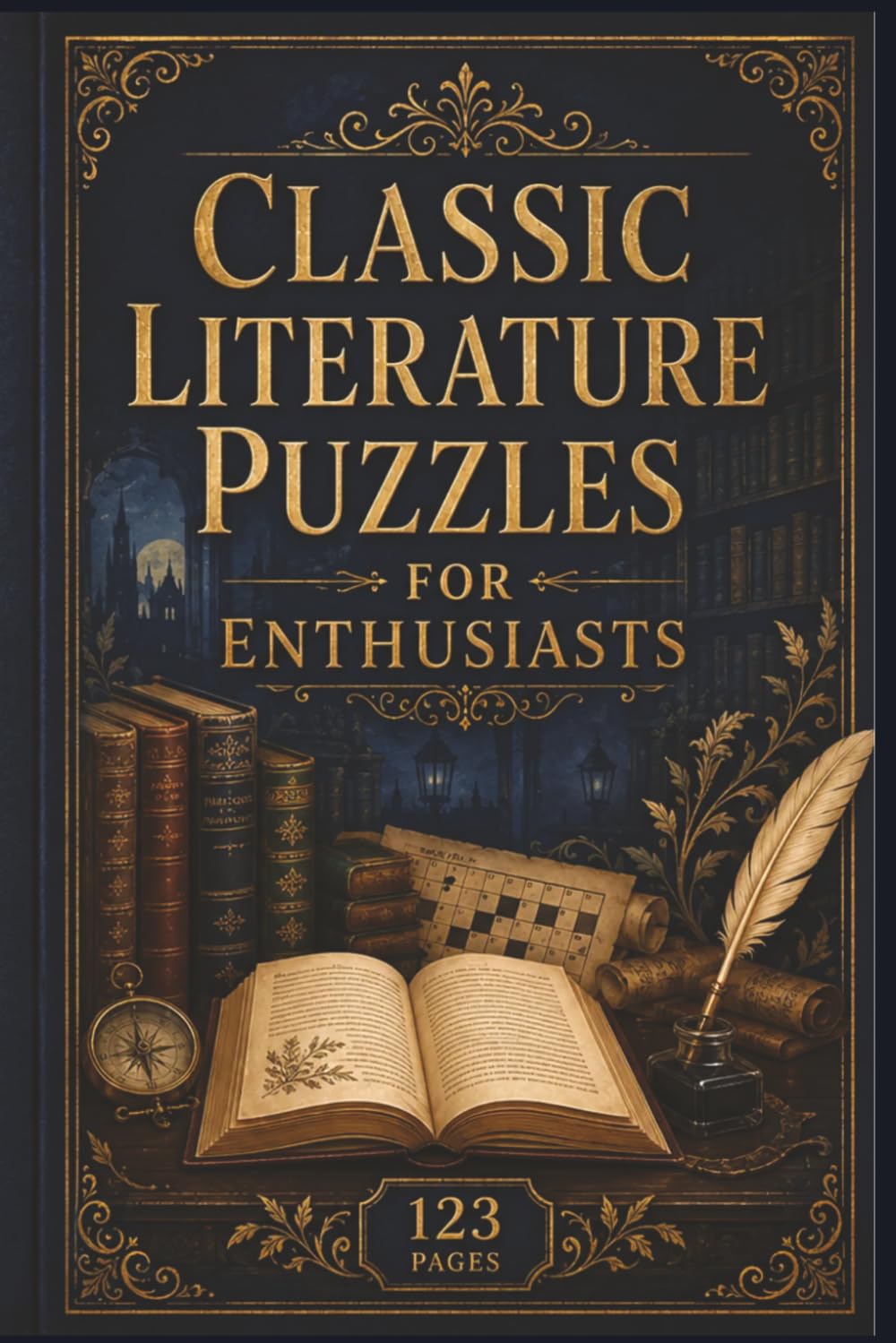 Classic Literature Puzzles for Enthusiasts: 60 Sophisticated Word Search Puzzles for Bibliophiles, Theater Fans, and Culture Enthusiasts