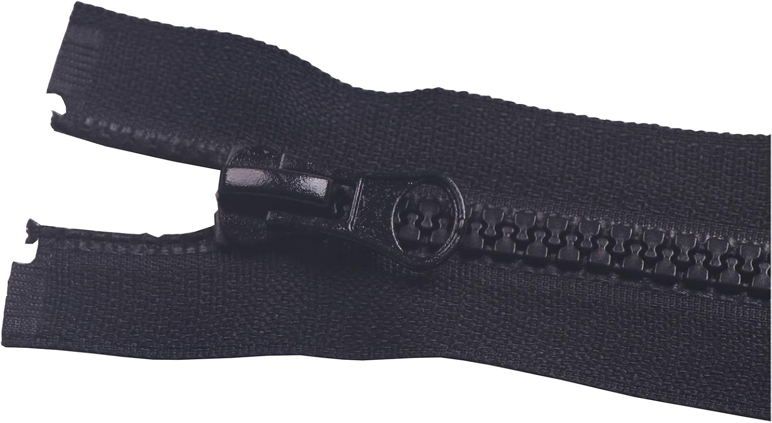 YAKA 10Pcs 27inch Separating Jacket Zippers for Sewing Coats Jacket Sports Suits Zipper Black Molded Resin Zippers Bulk Sports Suits