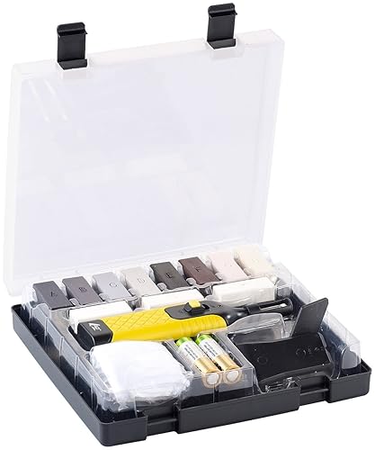 AGT Reparaturset: Reparatur-Set WRS-11.pvl für Kunststoff-Oberflächen (Reparaturset für Arbeitsplatten, Vinyl