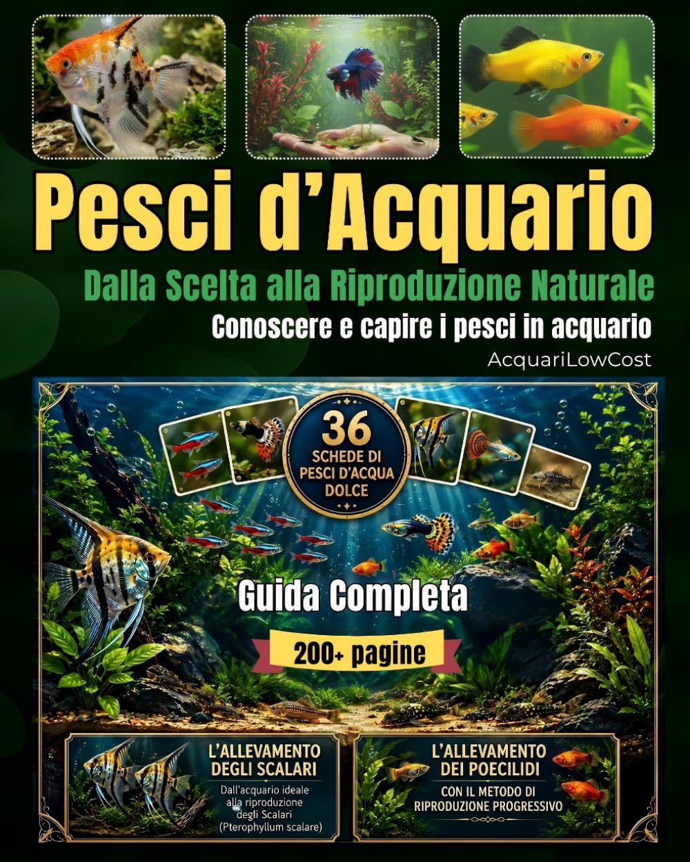 Pesci d’Acquario – Dalla Scelta alla Riproduzione Naturale: Conoscere e capire i pesci in acquario