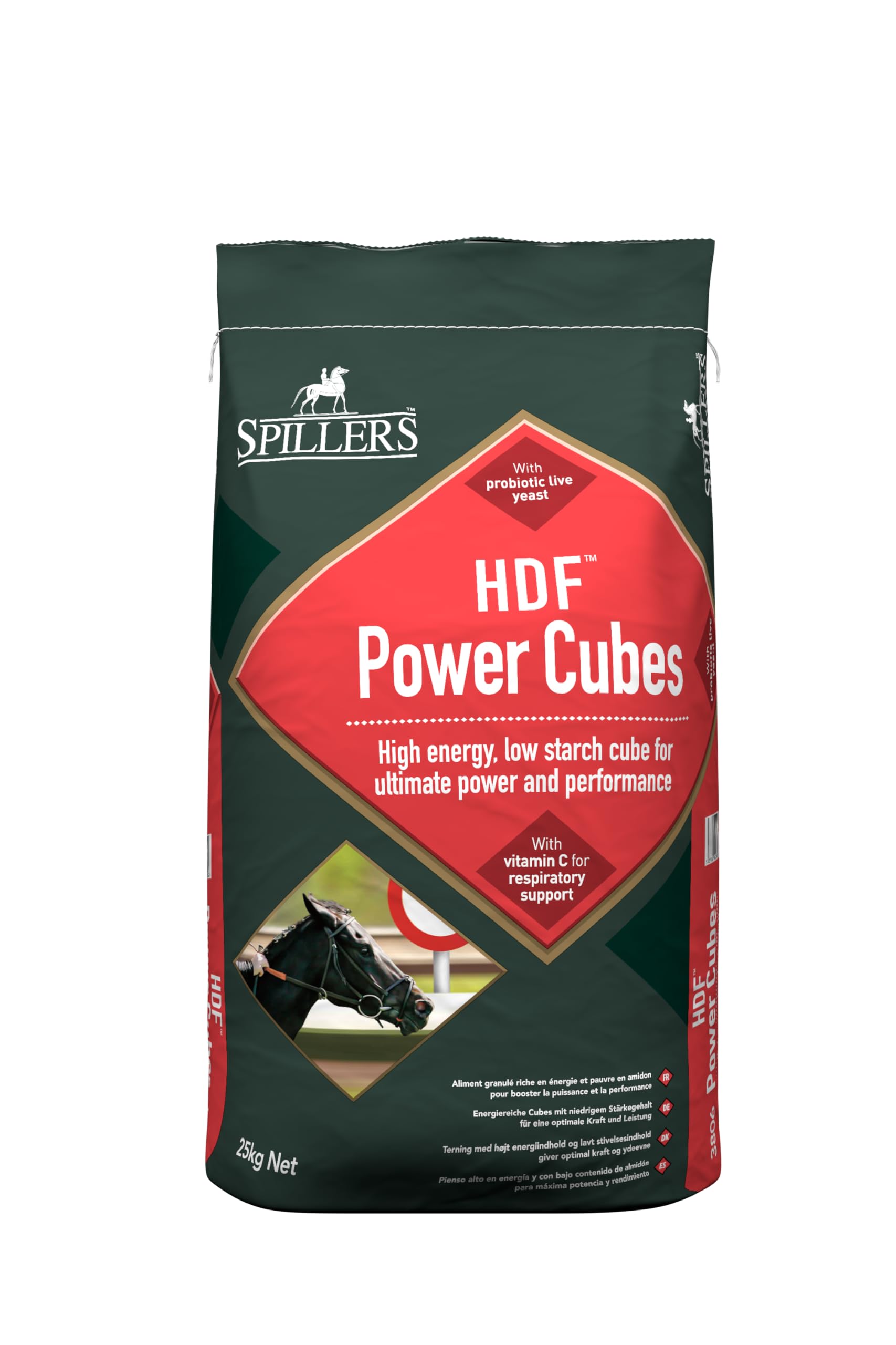 Sponsored Ad – SPILLERS HDF Power Cubes Feed, 25KG – High Energy Horse Food for Racing – Low Starch Cubes for Ultimate Power & Performance – Suitable for Racehorses & Performance Horses in Full Training