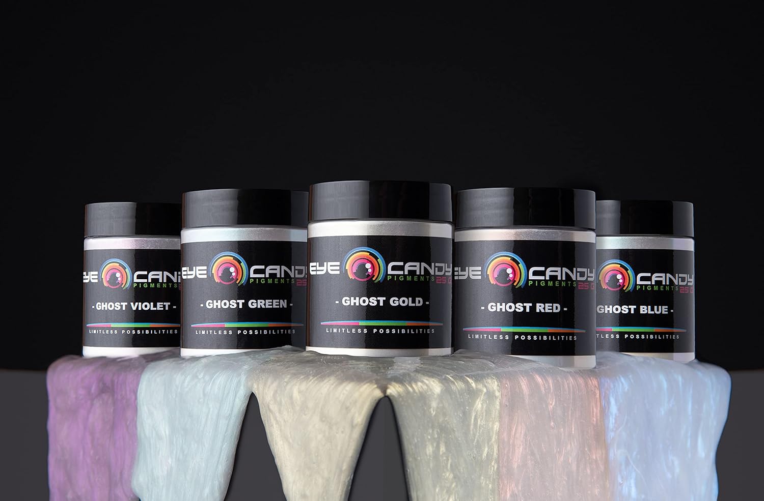 Eye Candy Premium Mica Powder Pigment “Glimmer Ghost Blue” (25g) Multipurpose DIY Arts and Crafts Additive | Woodworking, Bath Bombs, Resin, Paint, Epoxy, Soap, Nail Polish (Glimmer Ghost Blue, 25G) - Image 5