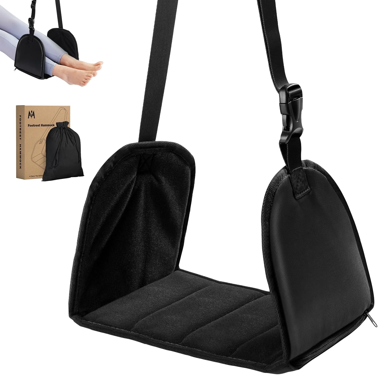 Airplane Footrest Made of Advanced Memory Foam Airplane