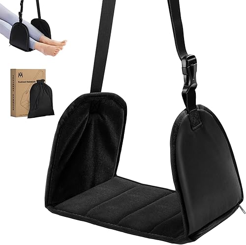 KKM Reposapiés para avión hecho de espuma viscoelástica avanzada para avión, reposapiés de viaje en avión debajo del escritorio para oficina, relaja disponible en Yaxa Peru